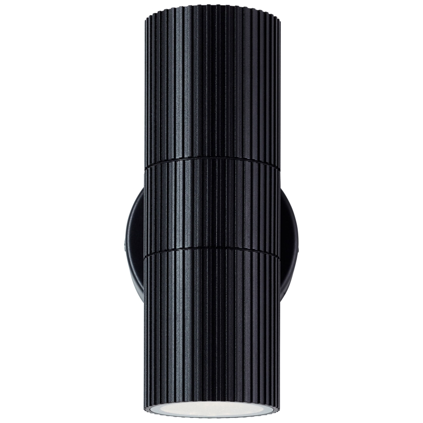 Brilliant - Āra sienas lampa KEOLA 2xGU10/10W/230V IP44 melna