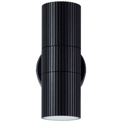 Brilliant - Āra sienas lampa KEOLA 2xGU10/10W/230V IP44 melna