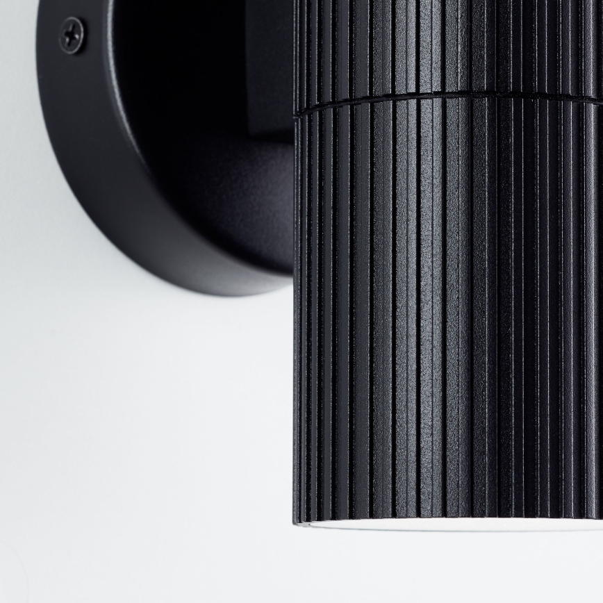 Brilliant - Āra sienas lampa KEOLA 2xGU10/10W/230V IP44 melna