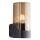 Brilliant - Āra sienas lampa MINOU 1xE27/10W/230V IP44 melna/dūmakains