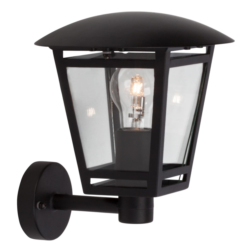 Brilliant - Āra sienas lampa RILEY 1xE27/40W/230V IP44 melna