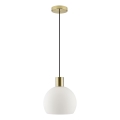Brilliant - CONY pakaramais gaismeklis ar vadu 1xE27/20W/230V Ø 25 cm misiņš