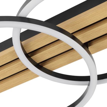 Brilliant - dimējama LED griestu lampa CALMA LED/21W/230V melna