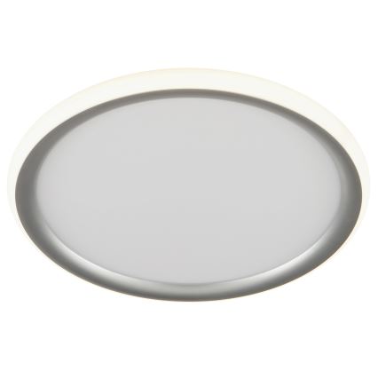 Brilliant - LED ar regulējamu spilgtumu griestu gaismeklis CARLOZ LED/16W/230V Ø 30 cm balta/ pelēka