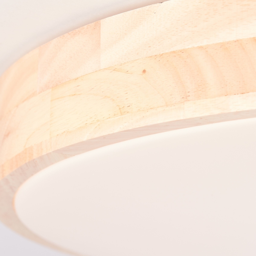 Brilliant - LED regulējama griestu lampa SLIMLINE LED/60W/230V 3000-6500K Ø 45 cm, kaučuka koks + ar tālvadības pulti