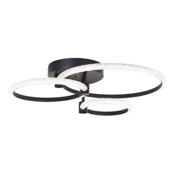 Brilliant - Dimmējama LED griestu gaisma AYDIN LED/34W/230V 3000-6500K melna + tālvadības pults