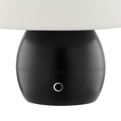Brilliant - LED uzlādējama regulējama skārienjūtīga galda lampa DUPIS LED/2W/5V 2700K 1800 mAh melna