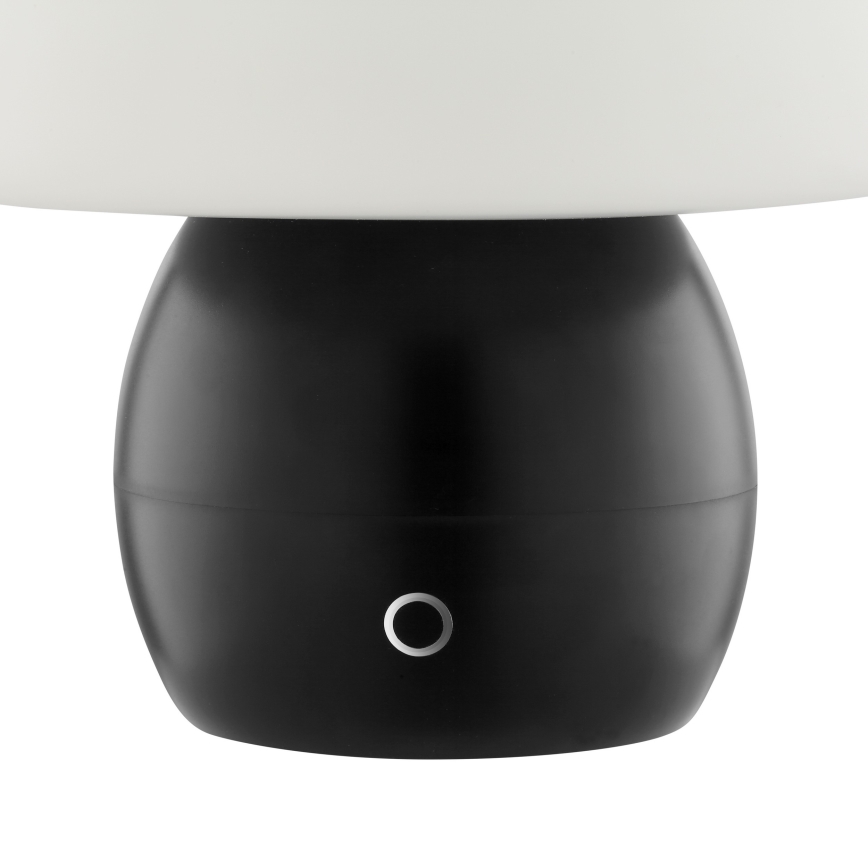 Brilliant - LED uzlādējama regulējama skārienjūtīga galda lampa DUPIS LED/2W/5V 2700K 1800 mAh melna
