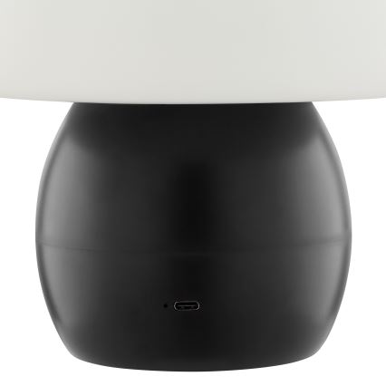 Brilliant - LED uzlādējama regulējama skārienjūtīga galda lampa DUPIS LED/2W/5V 2700K 1800 mAh melna