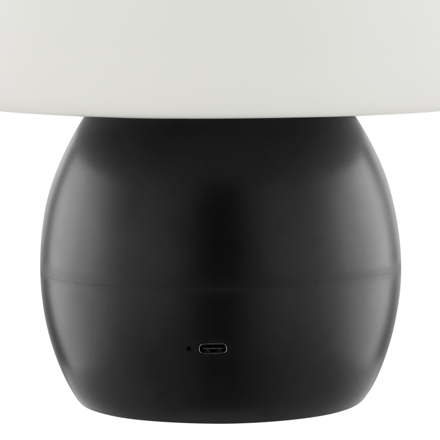 Brilliant - LED uzlādējama regulējama skārienjūtīga galda lampa DUPIS LED/2W/5V 2700K 1800 mAh melna
