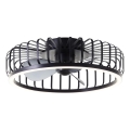 Brilliant - dimmējams LED griestu gaismeklis ar ventilatoru CAPO LED/36W/230V 2700-6500K Ø 48 cm melns + tālvadības pults