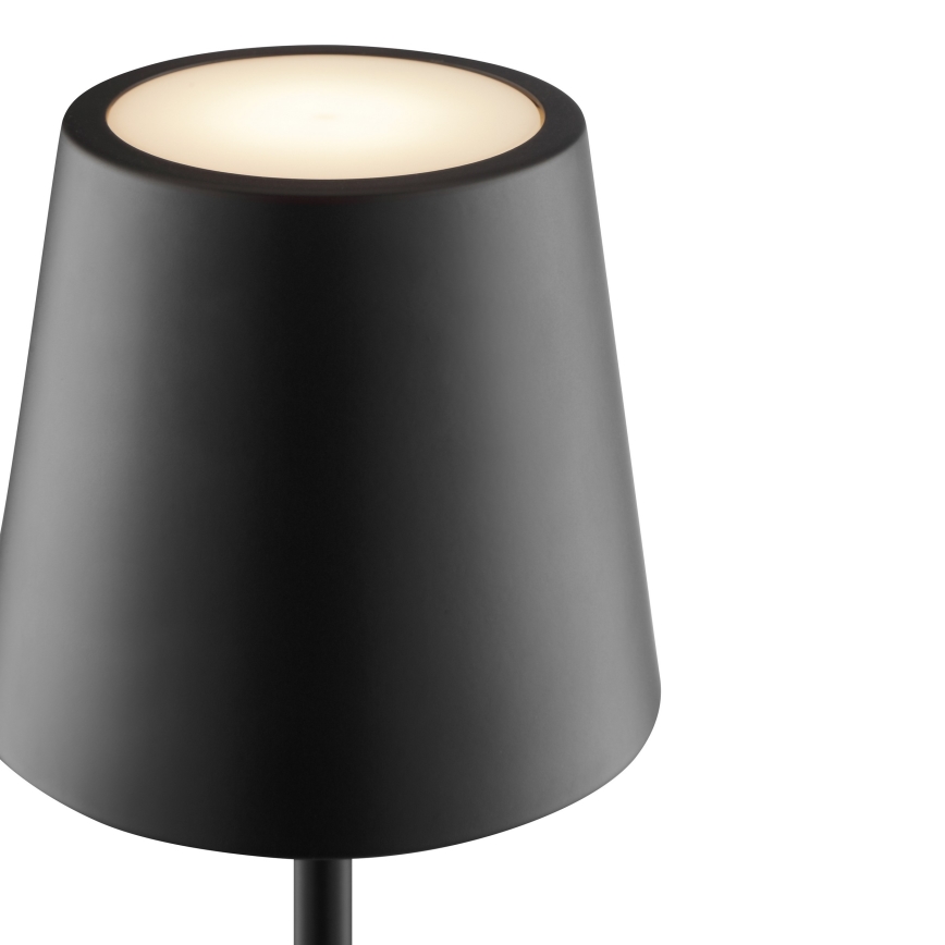 Brilliant - LED dimējamā uzlādējamā skārienjūtīgā āra galda lampa ELORA LED/2,5W/5V 2700K 2600 mAh IP44 melna