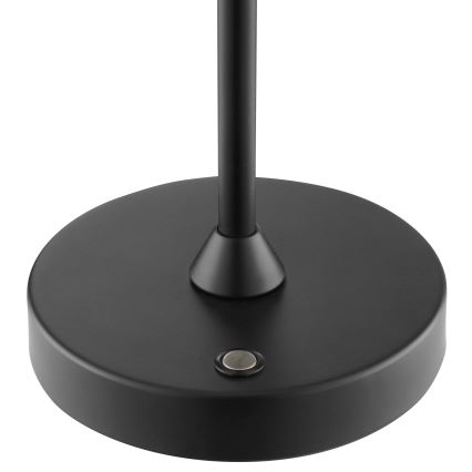 Brilliant - LED dimējamā uzlādējamā skārienjūtīgā āra galda lampa ELORA LED/2,5W/5V 2700K 2600 mAh IP44 melna