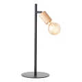 Brilliant - Galda lampa 1xE27/28W/230V bambuss