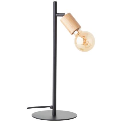 Brilliant - Galda lampa 1xE27/28W/230V bambuss