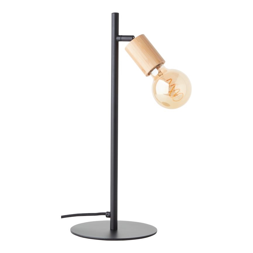 Brilliant - Galda lampa 1xE27/28W/230V bambuss