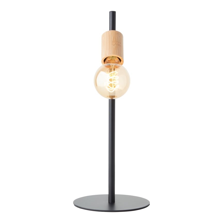 Brilliant - Galda lampa 1xE27/28W/230V bambuss