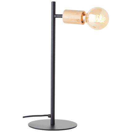 Brilliant - Galda lampa 1xE27/28W/230V bambuss