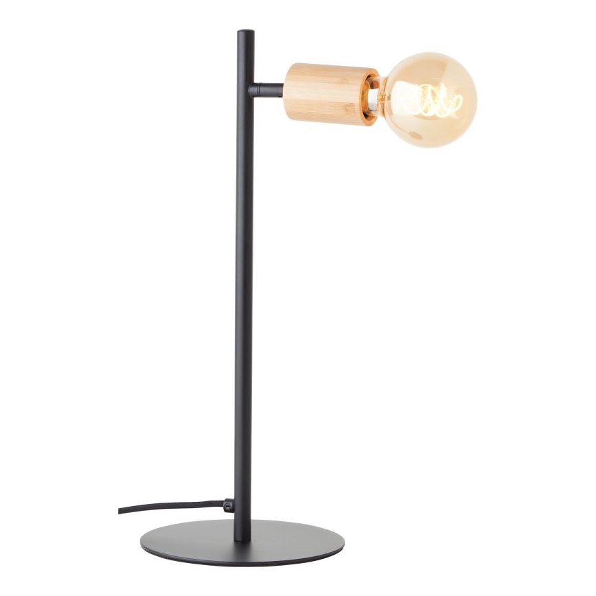 Brilliant - Galda lampa 1xE27/28W/230V bambuss