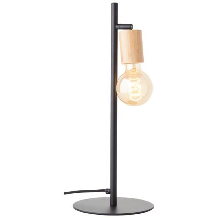 Brilliant - Galda lampa 1xE27/28W/230V bambuss