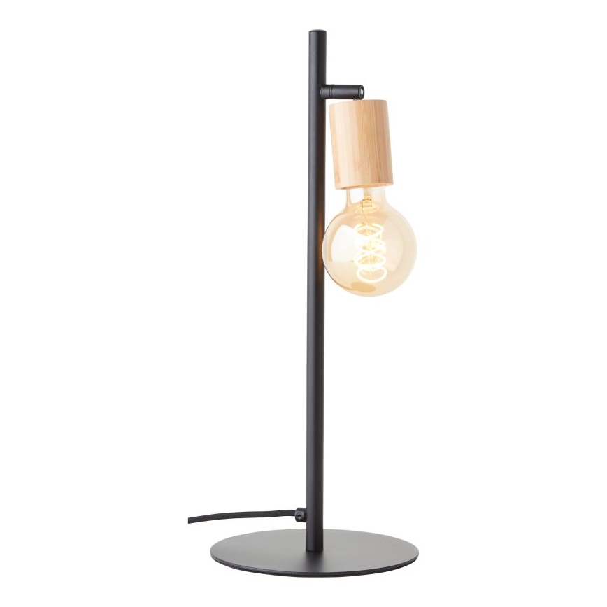 Brilliant - Galda lampa 1xE27/28W/230V bambuss