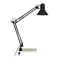 Brilliant - Galda lampa ar skavu HOBBY 1xE27/40W/230V melna