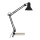 Brilliant - Galda lampa ar skavu HOBBY 1xE27/40W/230V melna