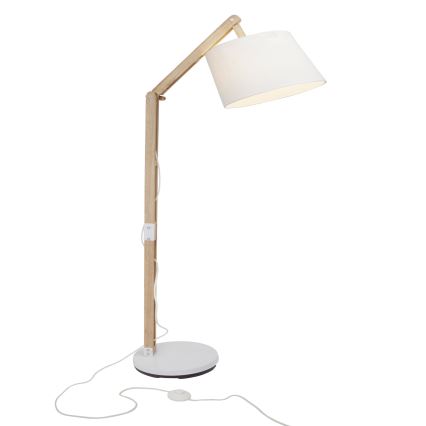 Brilliant - Galda lampa CARLYN 1xE27/60W/230V bēša/balta