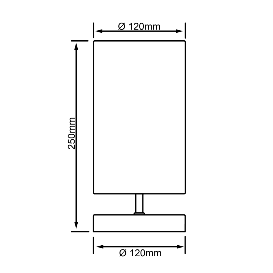 Brilliant - Galda lampa CLARIE 1xE14/40W/230V matēts hroms/balta