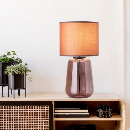 Brilliant - Galda lampa HYDRA 1xE27/60W/230V rozā