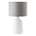 Brilliant - Galda lampa ILYSA 1xE14/40W/230V balta/pelēka