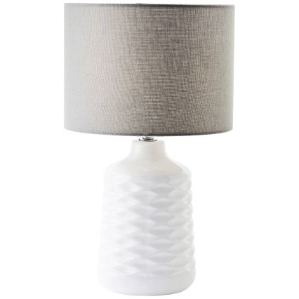 Brilliant - Galda lampa ILYSA 1xE14/40W/230V balta/pelēka