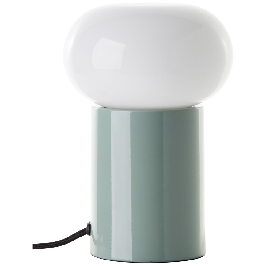 Brilliant - Galda lampa KNUT 1xE27/25W/230V zaļa/balta