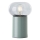 Brilliant - Galda lampa KNUT 1xE27/25W/230V zaļa/caurspīdīga