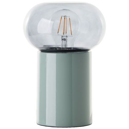 Brilliant - Galda lampa KNUT 1xE27/25W/230V zaļa/caurspīdīga