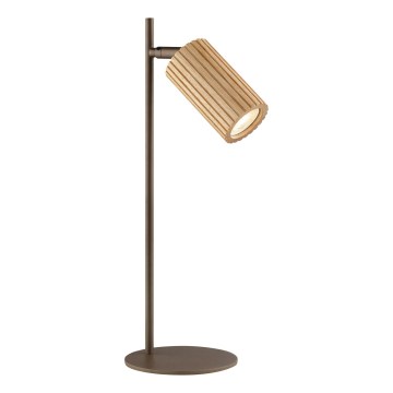 Brilliant - Galda lampa LAKEWOOD 1xGU10/10W/230V brūna