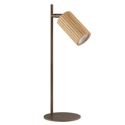 Brilliant - Galda lampa LAKEWOOD 1xGU10/10W/230V brūna