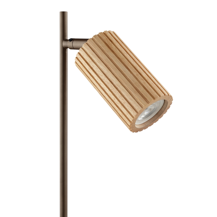 Brilliant - Galda lampa LAKEWOOD 1xGU10/10W/230V brūna