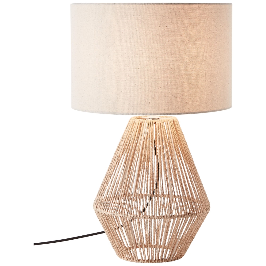 Brilliant - Galda lampa LARAINE 1xE27/42W/230V bēša