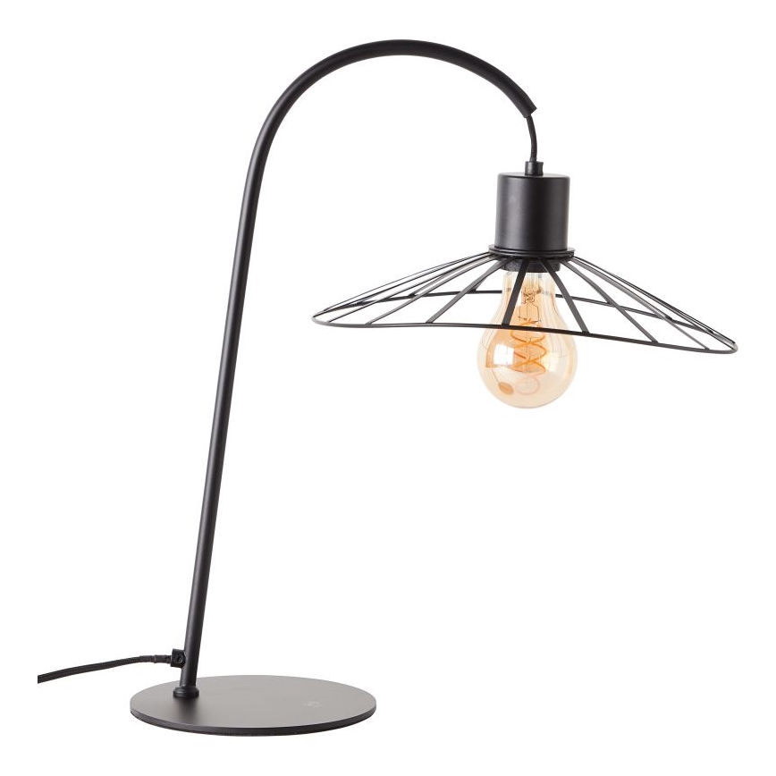 Brilliant - Galda lampa LEIKA 1xE27/52W/230V melna