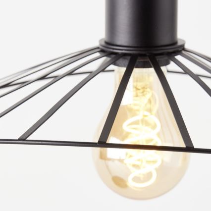 Brilliant - Galda lampa LEIKA 1xE27/52W/230V melna