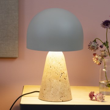 Brilliant - Galda lampa NALAM 1xE14/40W/230V bēša
