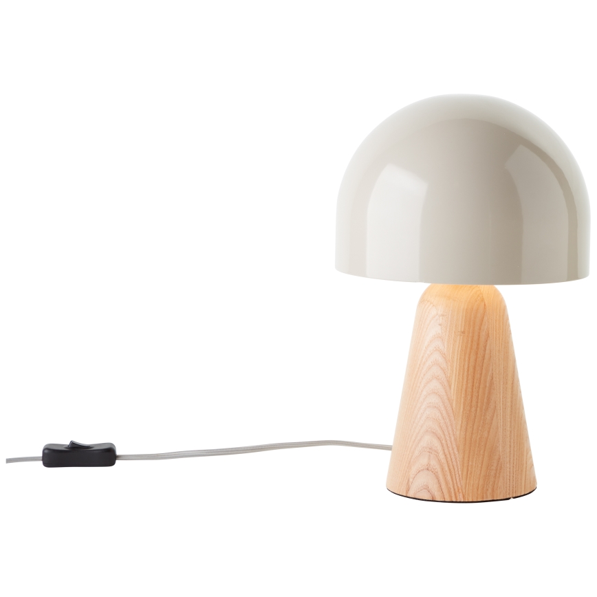 Brilliant - Galda lampa NALAM 1xE14/40W/230V bēša/oša - FSC sertificēts