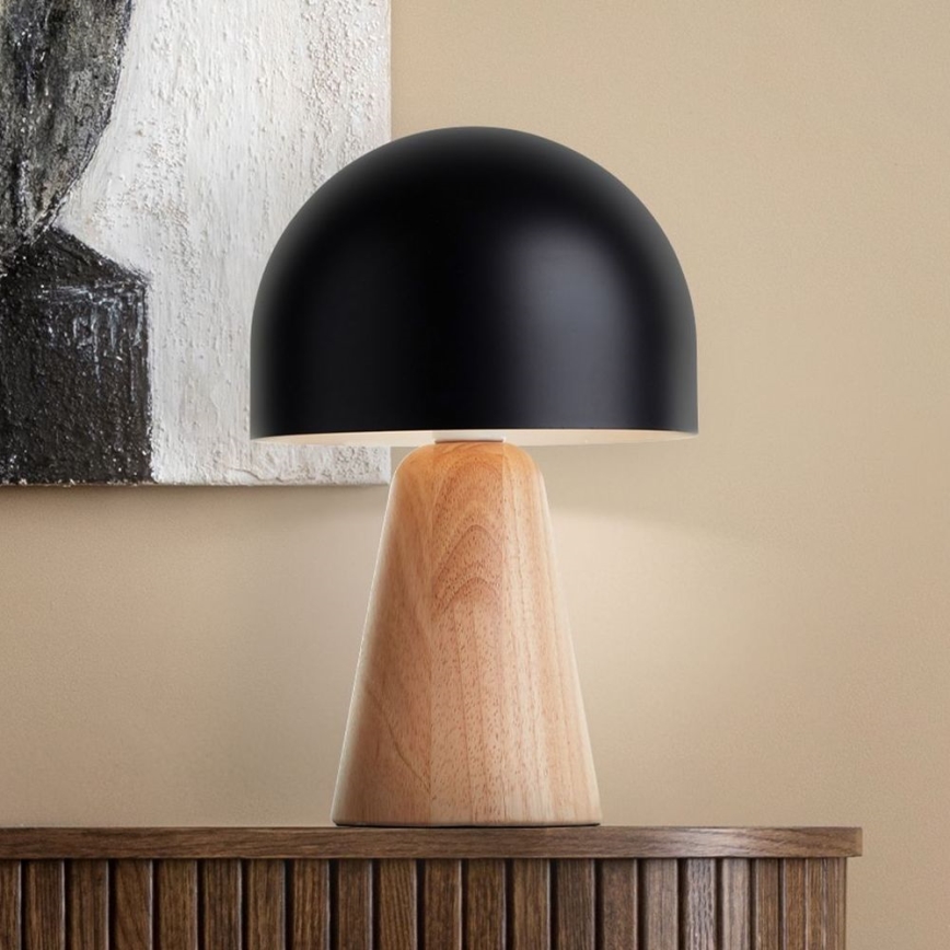 Brilliant - Galda lampa NALAM 1xE14/40W/230V melna/oša