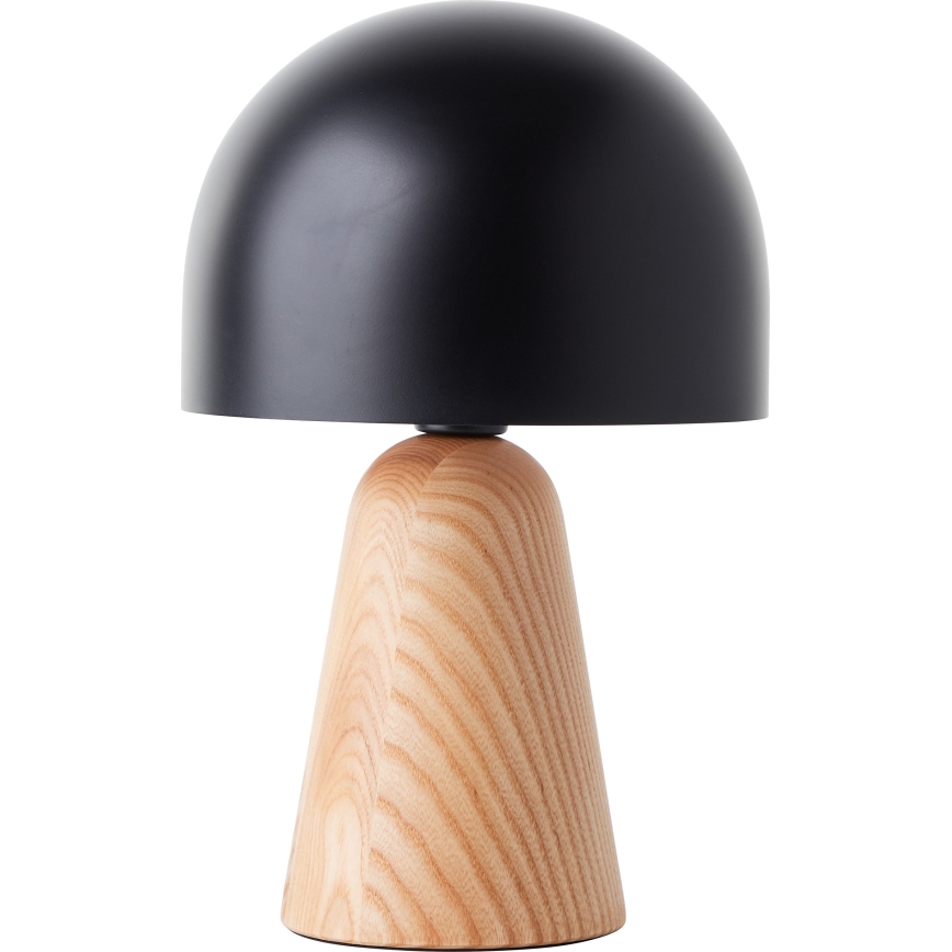 Brilliant - Galda lampa NALAM 1xE14/40W/230V melna/oša - FSC sertificēts