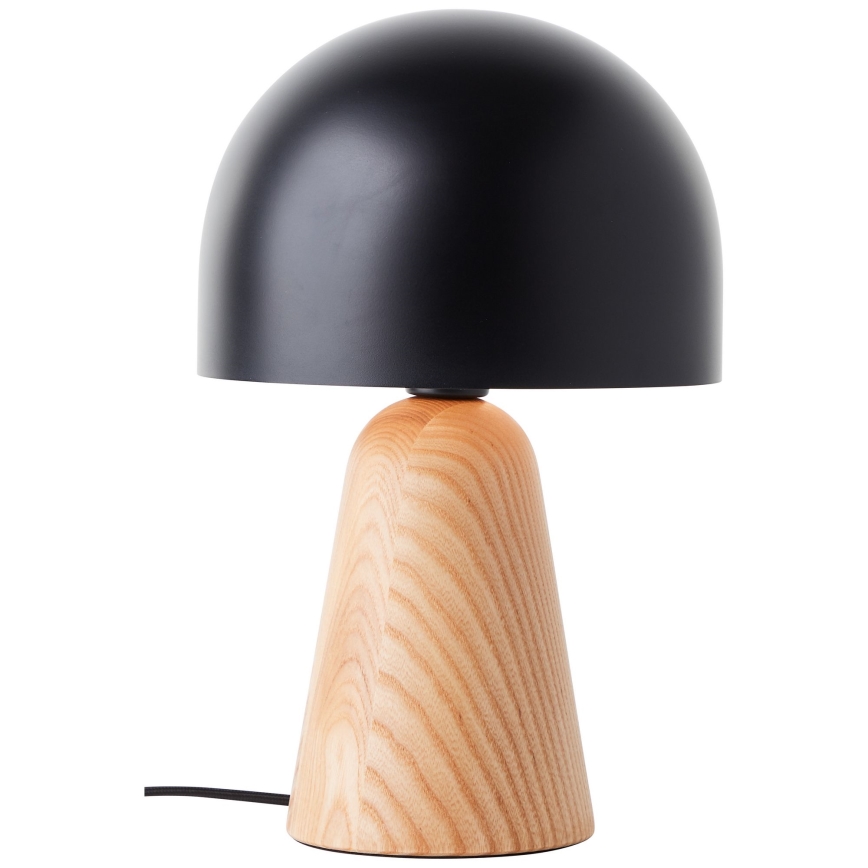 Brilliant - Galda lampa NALAM 1xE14/40W/230V melna/oša - FSC sertificēts