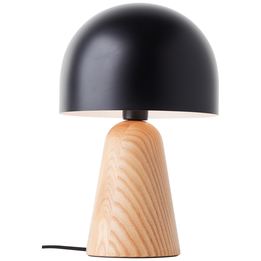 Brilliant - Galda lampa NALAM 1xE14/40W/230V melna/oša - FSC sertificēts