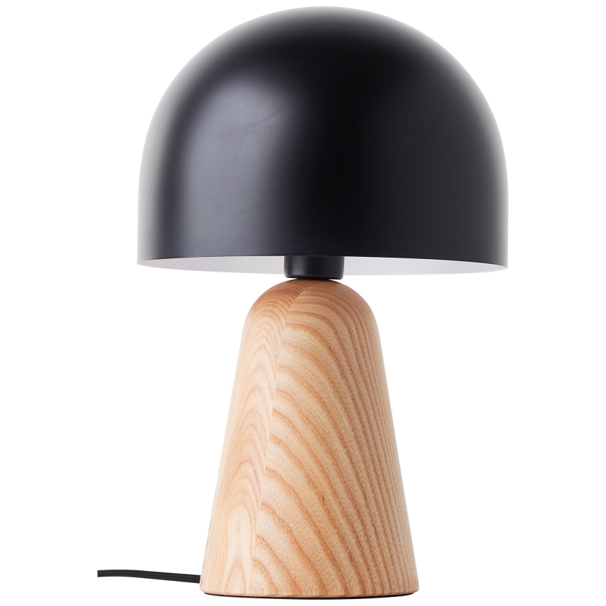 Brilliant - Galda lampa NALAM 1xE14/40W/230V melna/oša - FSC sertificēts
