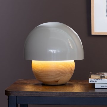 Brilliant - Galda lampa NALAM 1xE14/40W/230V pelēka/oša - FSC sertificēts