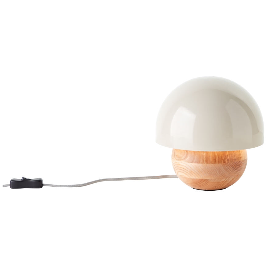 Brilliant - Galda lampa NALAM 1xE14/40W/230V pelēka/oša - FSC sertificēts
